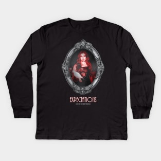 Lauren Jauregui Expectations Art Kids Long Sleeve T-Shirt